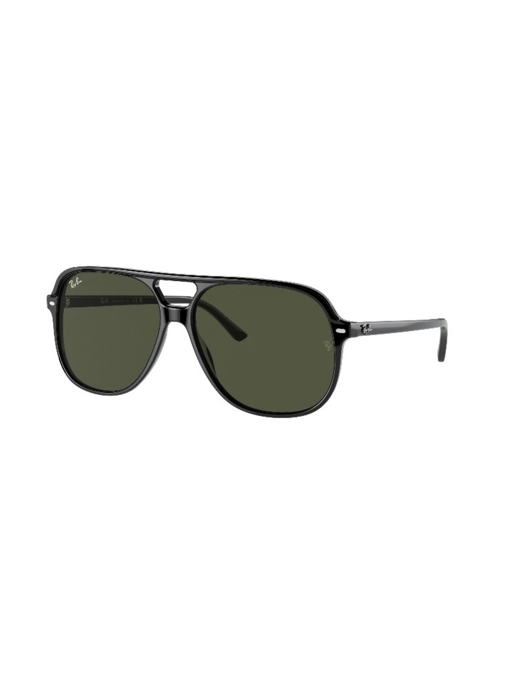 New Ray-Ban Unisex Sunglasses Black Square Green Lens Injected Frame Ray Ban 901
